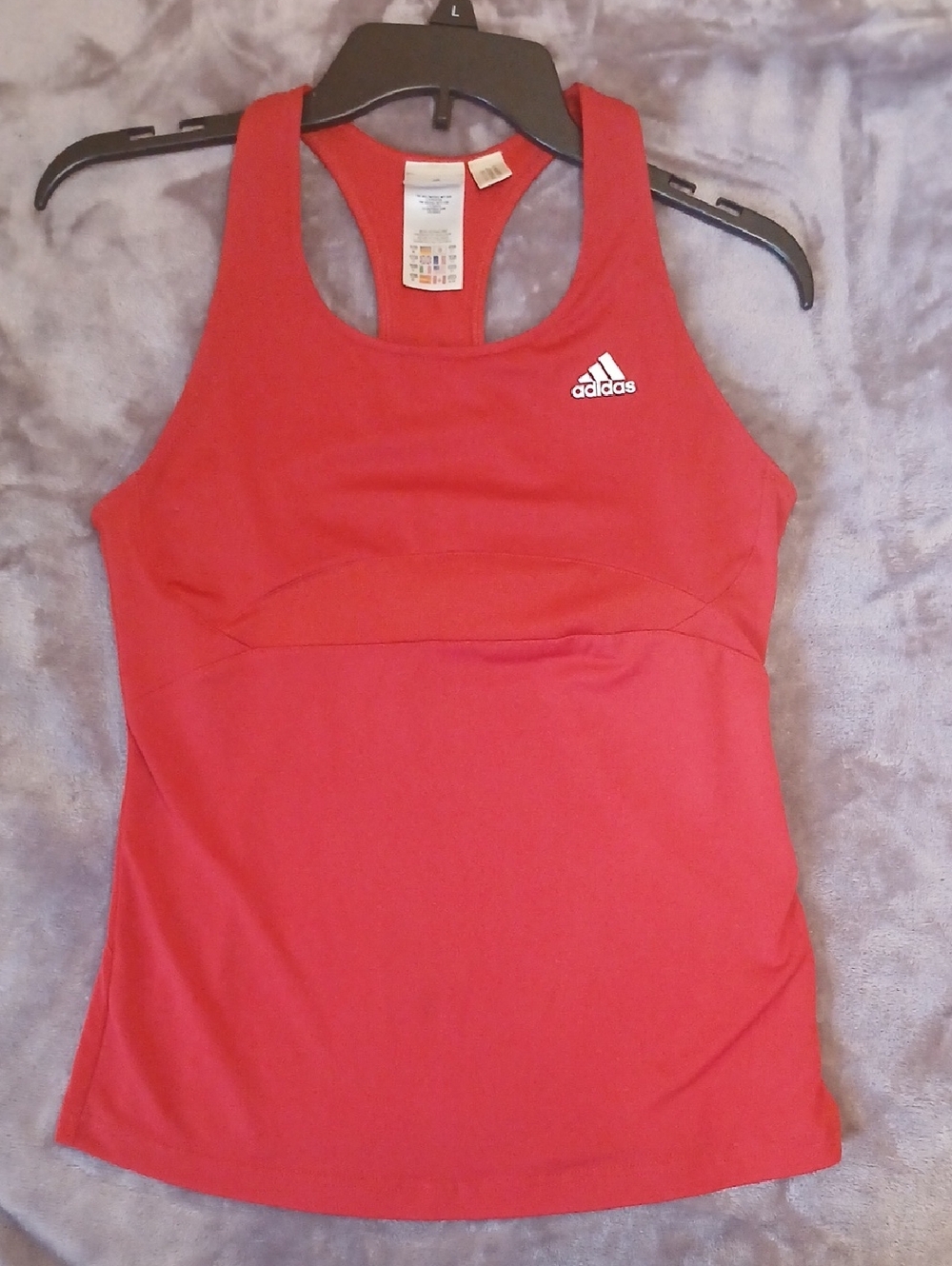 Adidas Racerback Red Tank Top Women's Medium